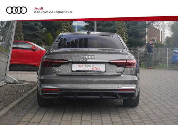 Audi A4 cena 164400 przebieg: 64857, rok produkcji 2020 z Biała Rawska małe 466